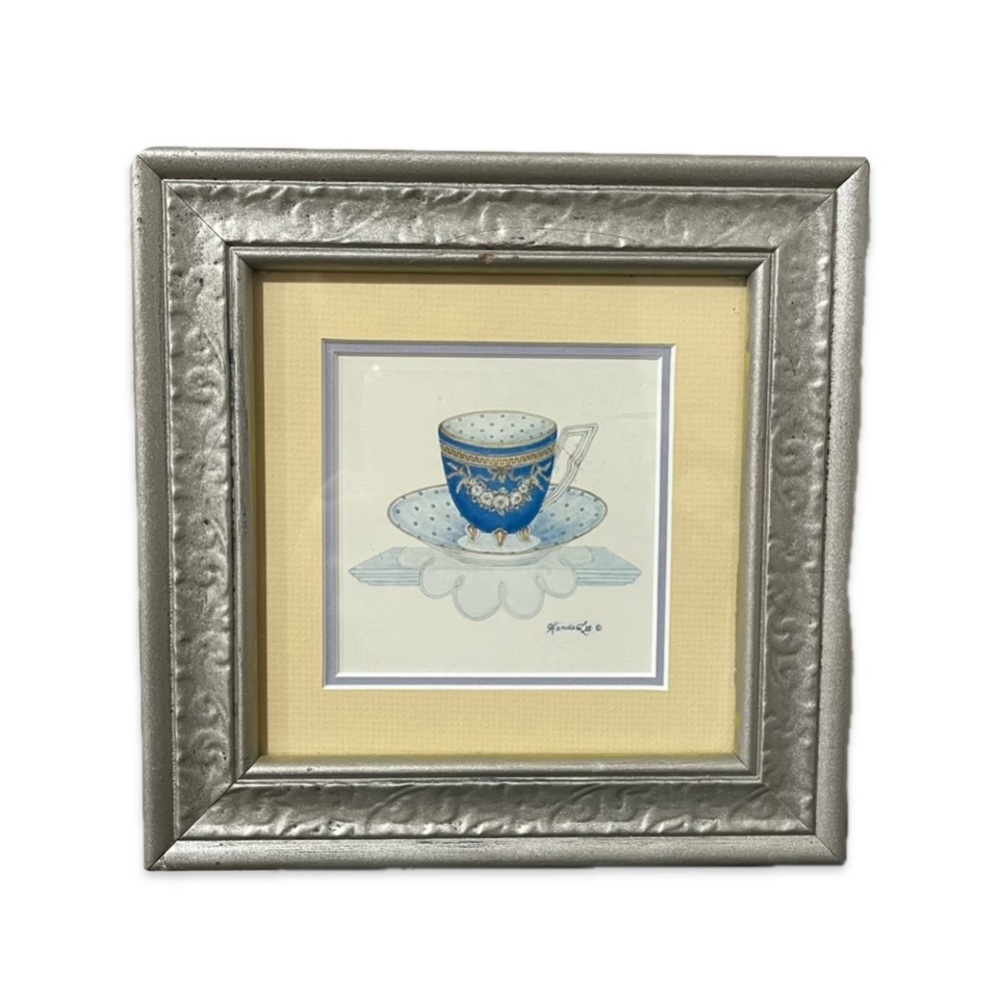 Vintage Wanda Lee teacup print